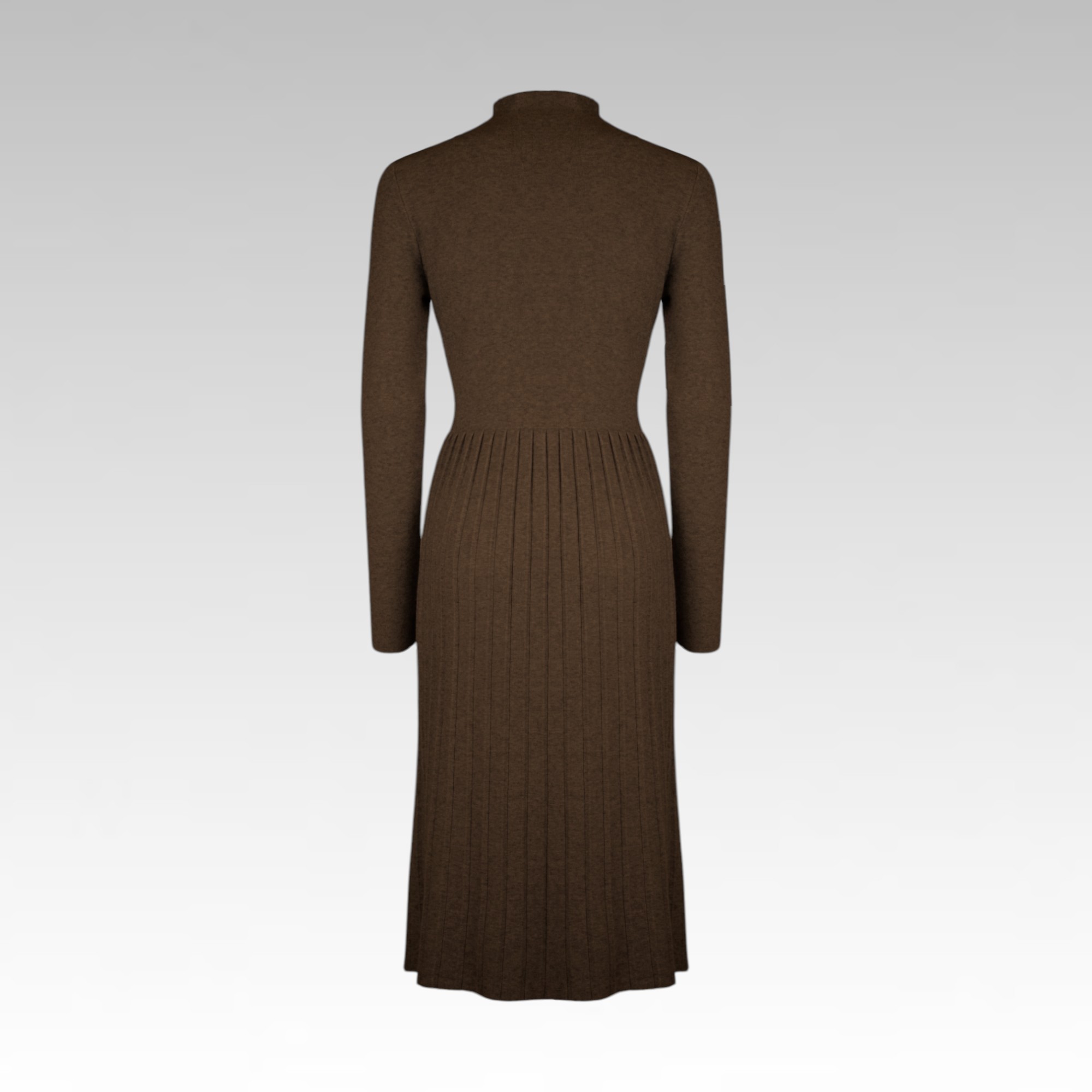 images/virtuemart/product/HELLEH EREDI PISCOPO Abito di maglia plissettato 11226 BROWN back.jpg