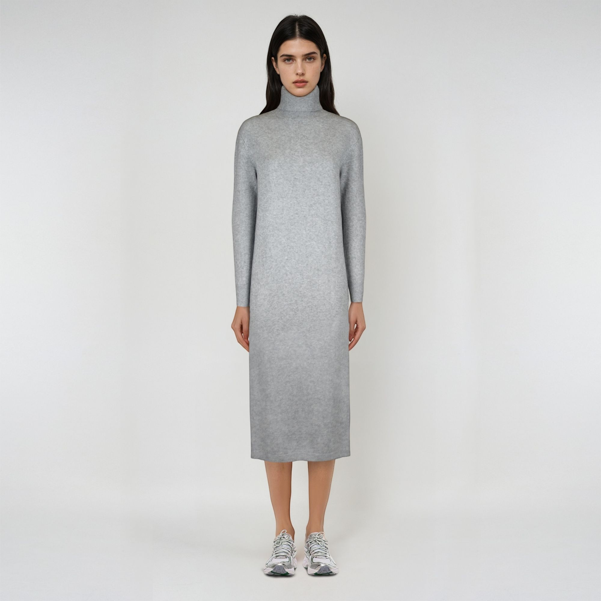 images/virtuemart/product/HELLEH EREDI PISCOPO Abito maglia mantella F5701 AB LT GREY 2 on model1.jpg